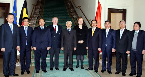 Party Chief meets with Belgian leaders - ảnh 3